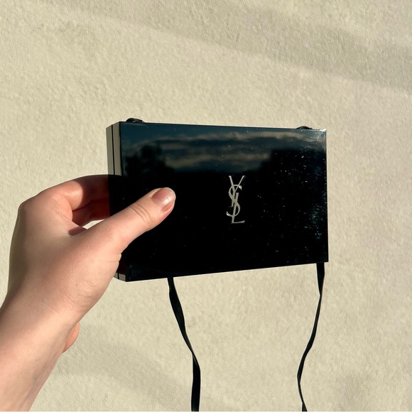 Yves Saint Laurent YSL Lucite Beauty Make Up Clutch Bag With Shoulder Strap - Picture 1 of 5